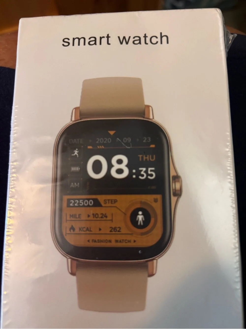 NIB eLuxPro Smartwatch HD Wireless Call 100 Fitness Rose Gold
